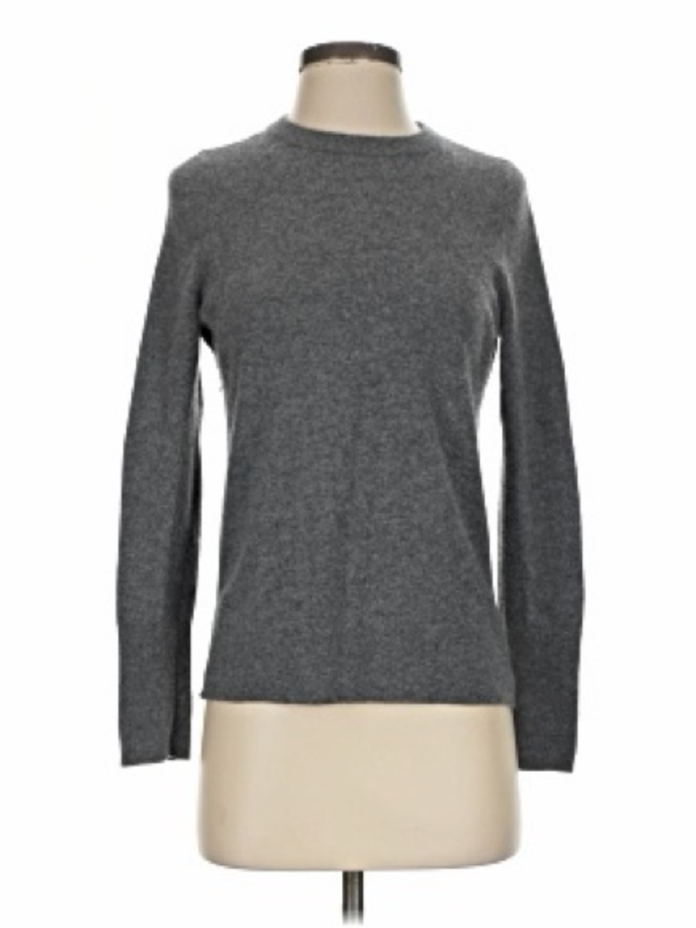 Halogen Classic Crewneck Women's Sweater Gray